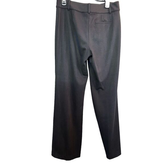 J Jill Wide Leg Pants Size 10 Black Pockets Stretch Soft Knit Capsule 32" Inseam - Picture 4 of 9